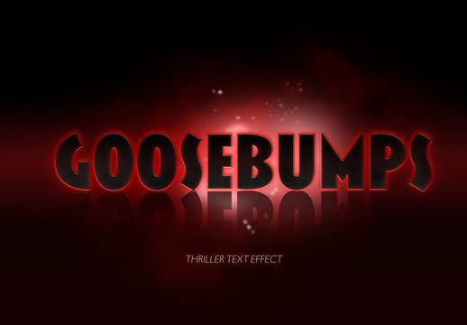 Thriller Text Effect