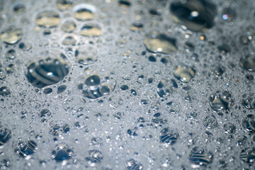Öl und Wasser Makro