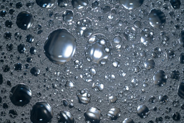 Öl und Wasser Makro