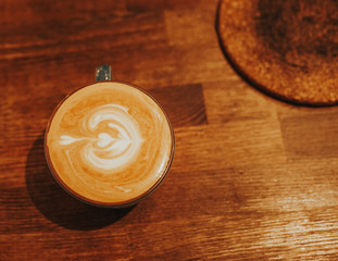 Flat white serving stage