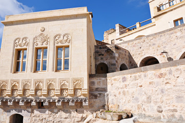 traditional stone houses that were restored and restored to a modern design