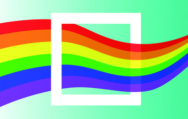 Rainbow color flag , pride concept background