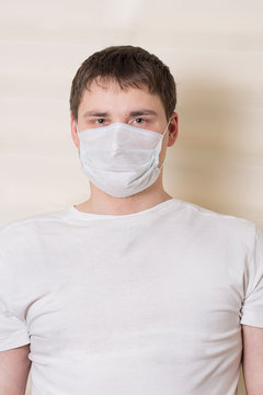Man in a medical mask