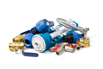 Plumbing kit for toilet bowl., Chrome-plated corrugated hose , Ball valve brass, bronze adapter for plumbing, Plumbing inlet pipe valve, 