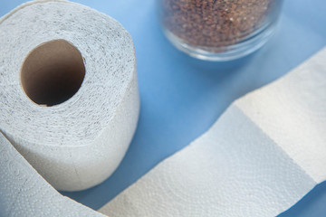 Buckwheat with toilet paper, popular things in coronovirus
