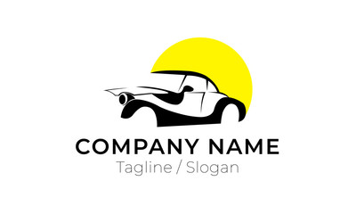 Simple Car Logo for Automotive Industry