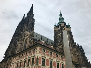 Fototapeta na wymiar old cathedral in prague, czech republic