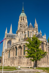 Fototapeta na wymiar Kathedrale Notre-Dame des Bayeux in der Normandie in Frankreich