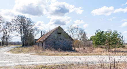 old agriculter building europe estonia