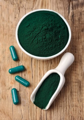 Organic spirulina.