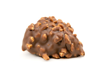 Chocolate Candy on White Background