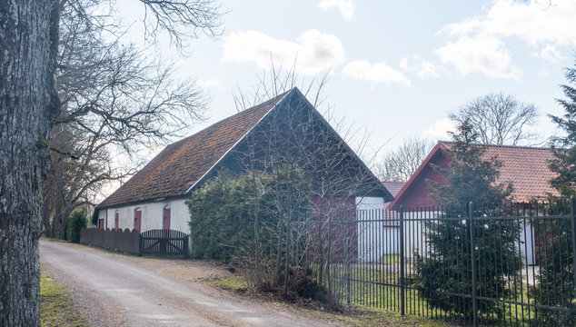 old manor style agriculture building