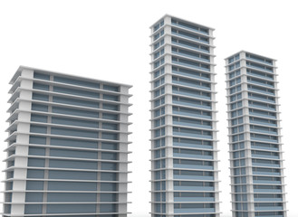 Obraz premium House choice and real estate concepts, original 3d rendering