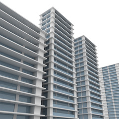 Fototapeta premium House choice and real estate concepts, original 3d rendering