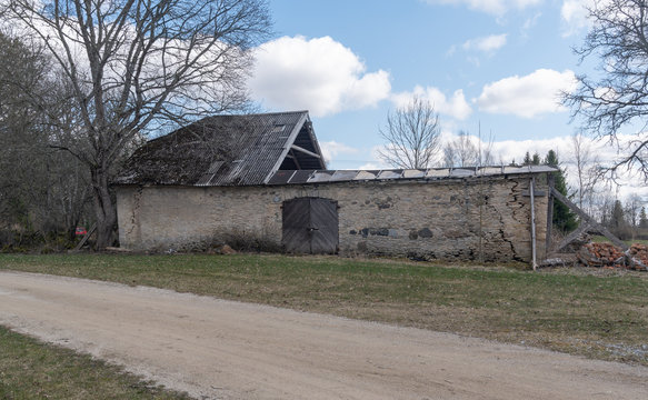 old agriculter building europe estonia