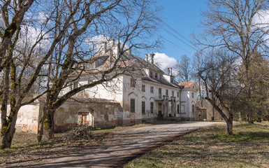 abandoned manor europe estonia