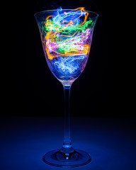 Light-painted drink