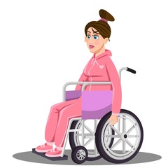 Happy Disabled Senior Women Fashion