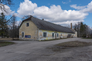 old agriculter building europe estonia