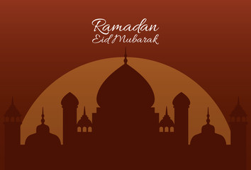 Eid Mubarak celebration with taj mahal