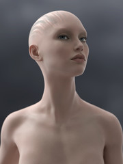 portrait of a sci-fi woman