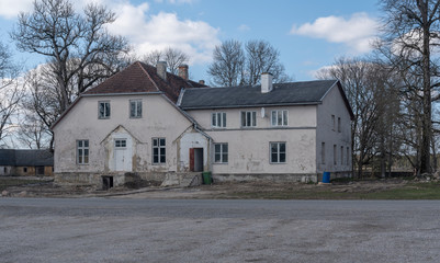 abandoned manor europe estonia
