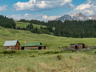 old house in the mountains