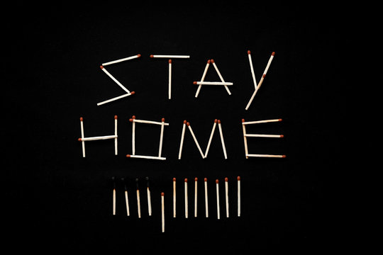 stay at home for safety