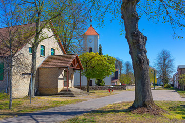 Brandenburg, Barnim, Ruhlsdorf, historische Kirche & Ruhlsdorf-Museum, Kunst & Kultur Brandenburg,...