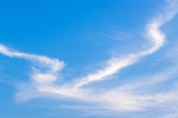Obraz premium Blue sky with clouds background.Sky daylight. Natural sky composition. Element of design.