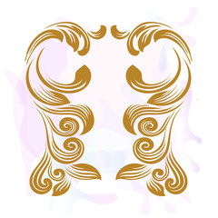 Vector French Luxury rich intricate ornaments. Victorian Royal Style decor