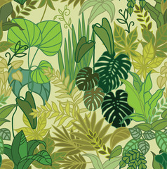 Tropical Leaves 