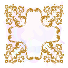 Vector French Luxury rich intricate ornaments. Victorian Royal Style decor