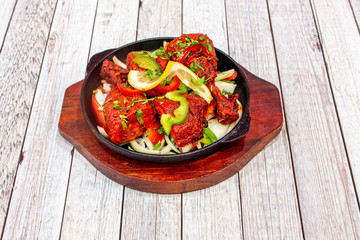 Delicious tandoori chicken dish