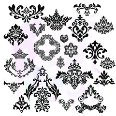 Vector French Luxury rich intricate ornaments. Victorian Royal Style decor