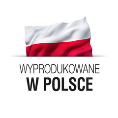 Made in Poland - Label in Polish language