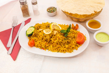 Lamb biryani