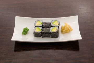 Image of Japanese rice and seaweed maki
