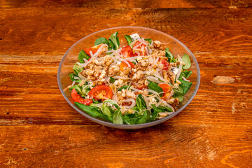 Image of salad with fresh ingredients