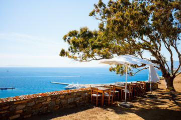 Seaside restaurant in Greece