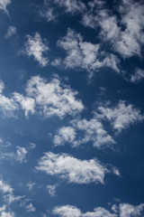 Obraz premium white clouds in the blue sky