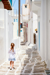 Little girl in Greece
