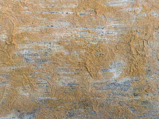 Superficie plana con arena de mar 