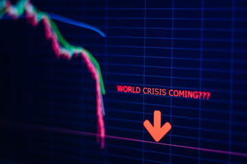 forex chart stocks falling down crash