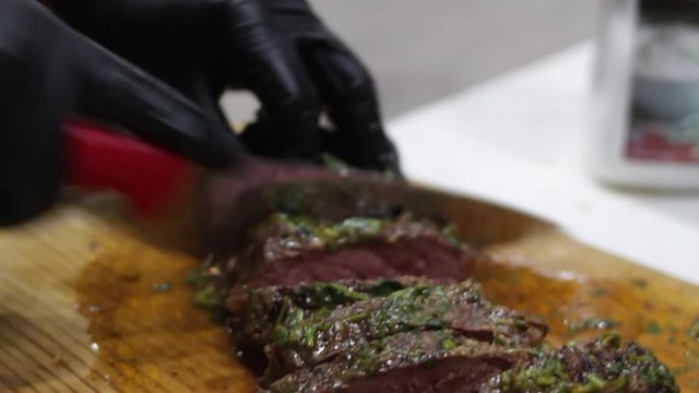 Cortando carne
