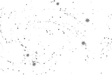 Silver glitter confetti.