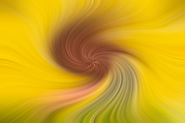 Colorful image swirl. Looks suspicious. Can be used as a beautiful background image.Yellow tone