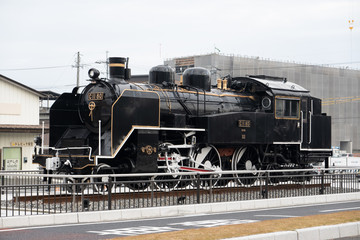 Fototapeta na wymiar 蒸気機関車C11-80号