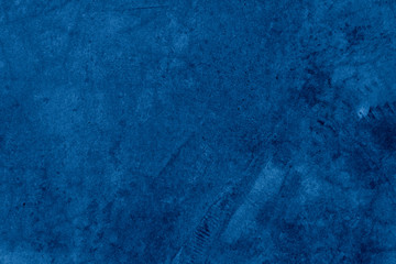 Old wall pattern texture cement blue dark abstract  blue color design are light with black gradient background.