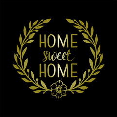 Luxury Logo, gold logo with brand and black background